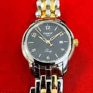 Tissot Women's Watch - Black and Gold